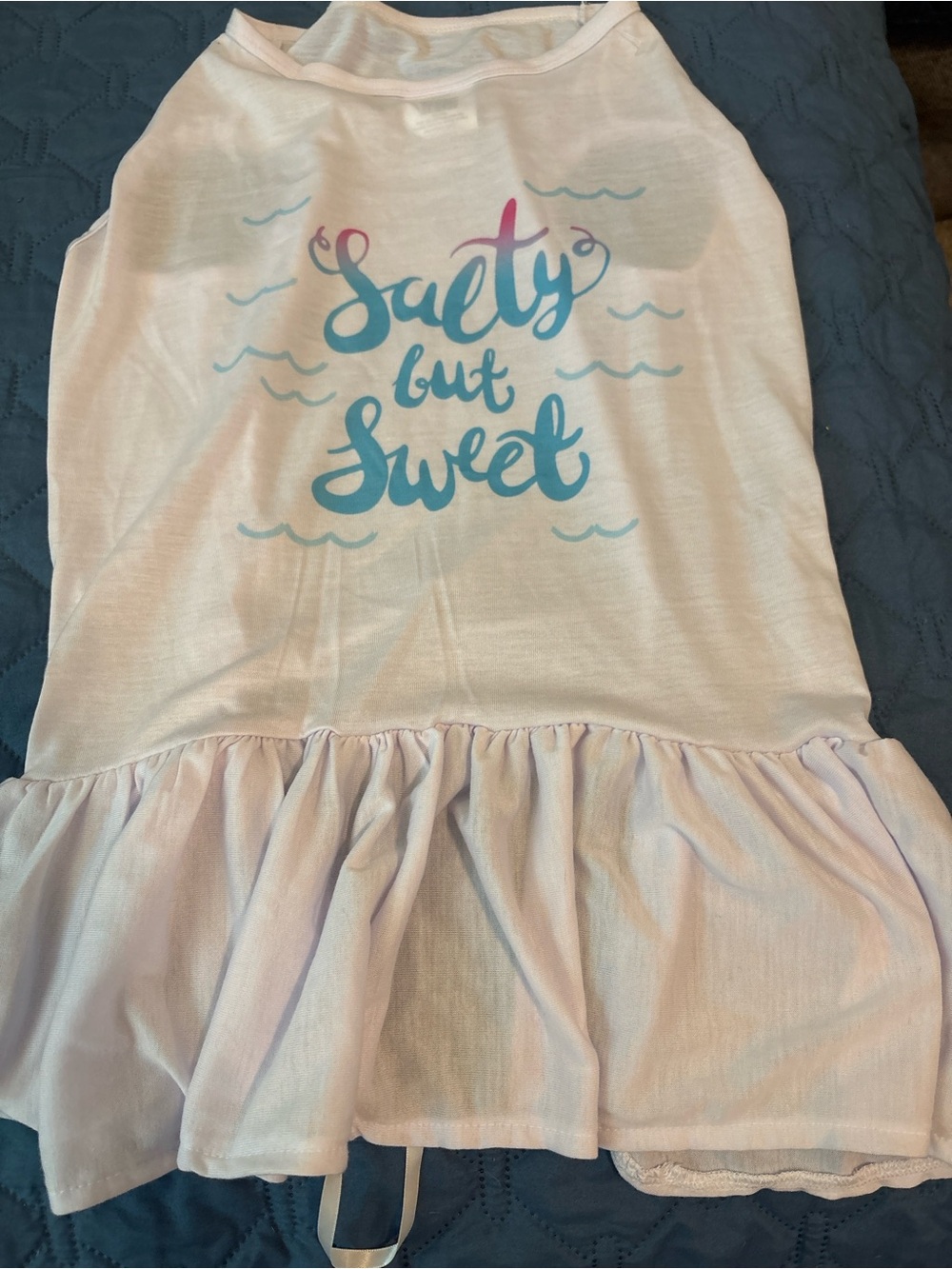 Salty but Sweet Light Pink Dog Dress by